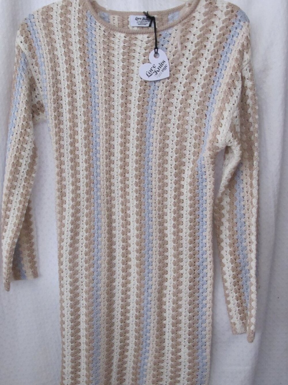 Love Knits NYC Crochet Sweater Dress
